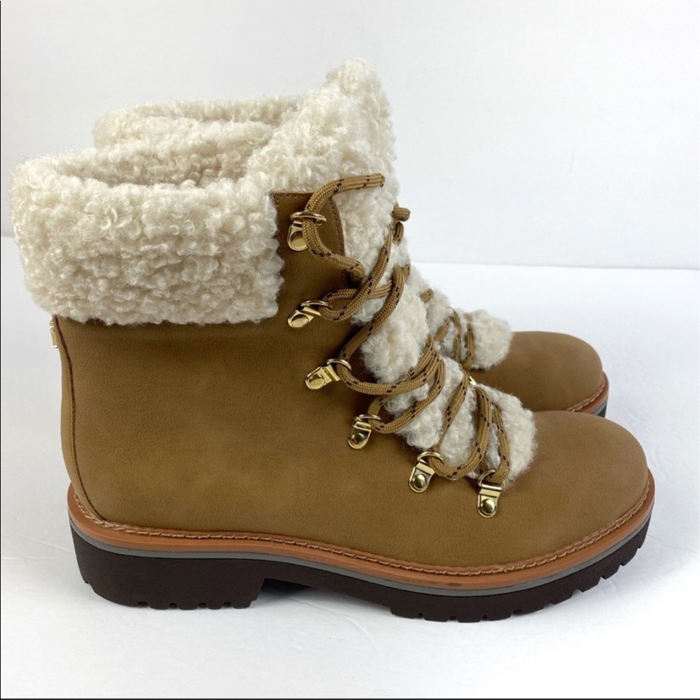 Tommy Hilfiger Women’s Tan Ron 2 Hiker Boots